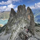 Mountaineering outing in the Alps or Pyrenees