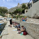 Hiking and watercolor painting in the Calanques