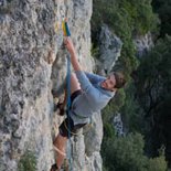 Initiation to rock climbing in Languedoc