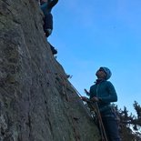 Introduction to multi-pitch climbing (Vosges)