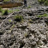 Vers l'autonomie en grande voie d'escalade (gorges de la Jonte)