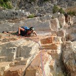 Introduction to multi pitch route climbing (Hautes-Alpes)