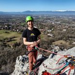 Grande voie d'escalade (Pays de Savoie)
