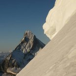 Cascade de glace dans les Aravis (Haute-Savoie)