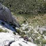 Multi pitch route climbing autonomy course (Perpignan)