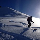 Ski touring near Annecy (Haute-Savoie)