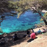 Hiking and watercolor painting in the Calanques