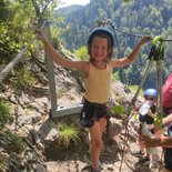 Via ferrata pour enfants du Nant de Rossane (Aillon)