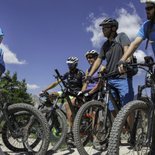 Electric mountain bike improvement course in Queyras