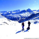 Randonnée raquettes en Maurienne : le panorama des Arves