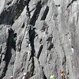 Introduction to rock climbing (Tarentaise, Savoie)