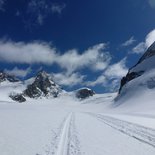Haute route Arolla-Zermatt ski touring (Valais)