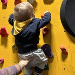 Baby climbing around Grenoble (Isère)